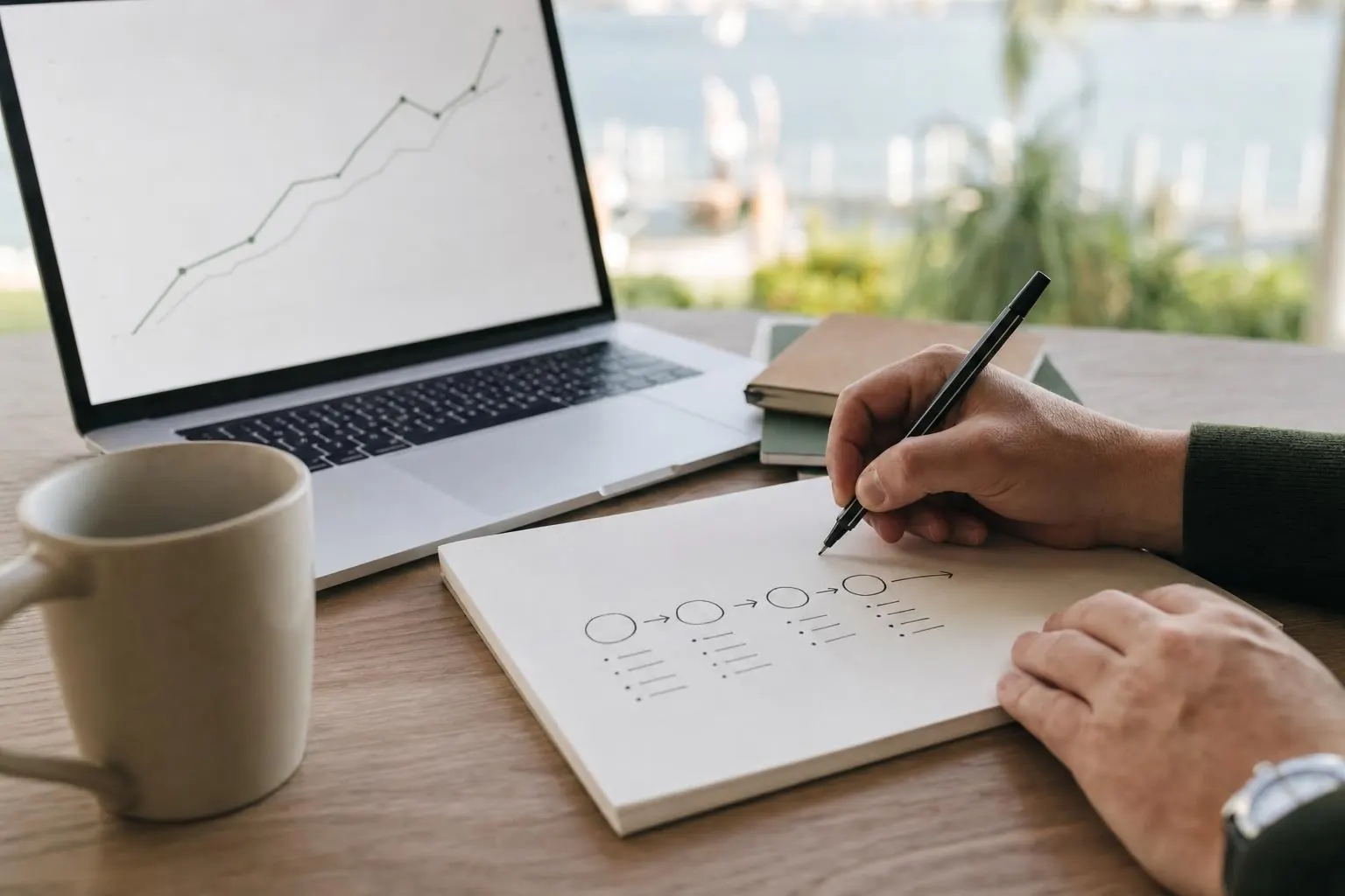 Sketching out the steps of a financial plan
